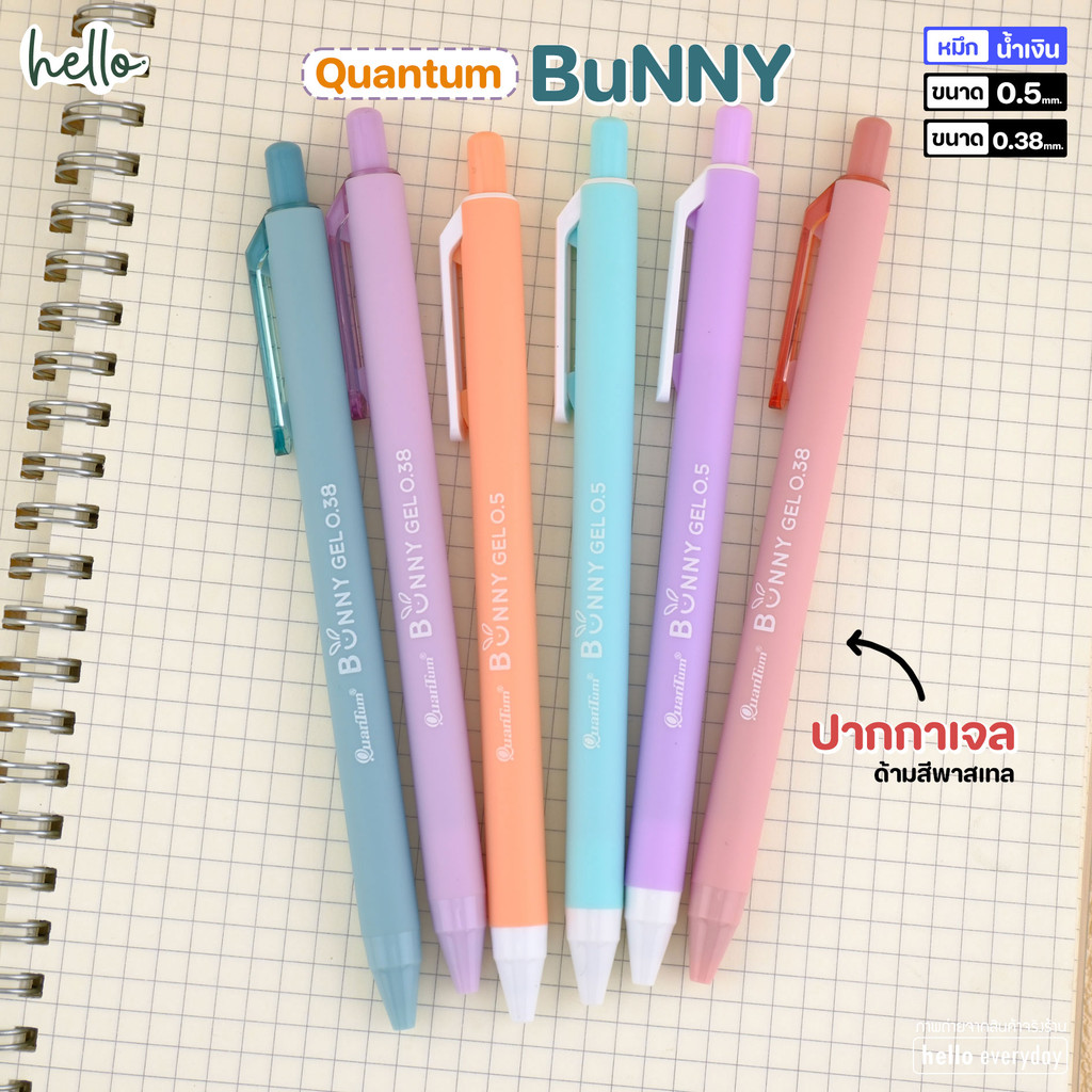 Quantum (ควอนตั้ม) ไส้ปากกา ปากกาเจล ไส้ รุ่น Dolly หมึกน้ำเงิน ขนาด 0.5 มม. ( 1 ไส้ )