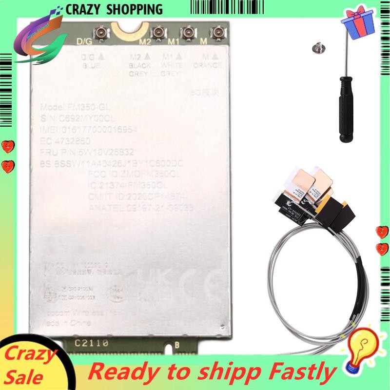 สําหรับ T14s P1 X13 Gen3 X1 5W10V25832 5G M. 2 โมดูล FM350- Sub-6 Ghz 5G/4G/3G