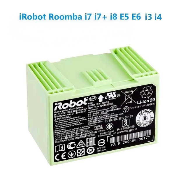 12H เรือท้องถิ่น IRobot i7 แบตเตอรี่เข้ากันได้กับ IRobot i2 i3 i4 e5 e6 i6 i7 j7i8 ABLD1 แบตเตอรี่รั