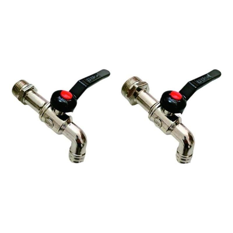 CAB BLACK HANDLE FAUCET / 2-WAY 3/4 INCH BALL FAUCET - โรงงานสีม่วงมินิมอล CAB