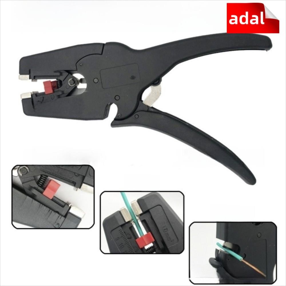 ADAL คีมลวด,แบบพกพา 2 in 1 เครื่องปอกสายไฟอัตโนมัติ,คุณภาพสูง Mini 32-7AWG Heavy Duty ซ่อมไฟฟ้าเครื่