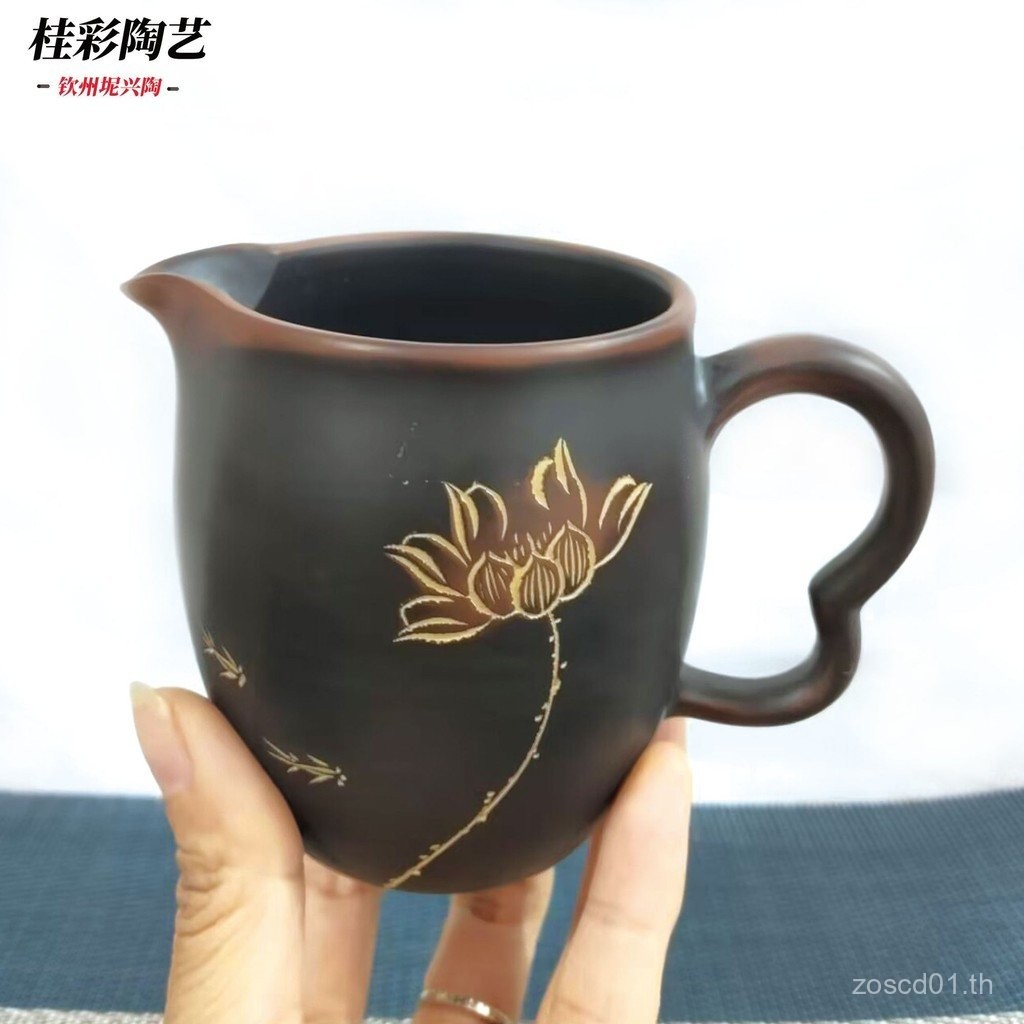 ของใช้แนะนํา ⭐ Guangxiqinzhou Fair เครื่องปั้นดินเผา Fair ถ้วยแร่ดิบ Lotus Fair ถ้วย Master ถ้วยชาท่