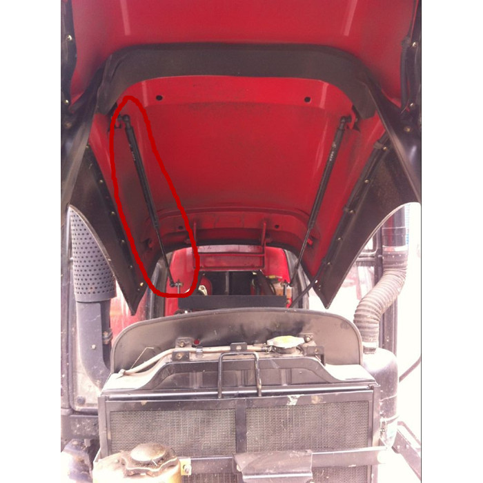 Oriental Red LX804/904 ฝาครอบรถแทรกเตอร์ Air Spring 62 ซม. (One Piece) สกรูโรงงานเดิม 10 มม.