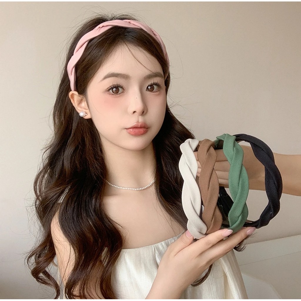 🎀MKL🎀 ที่คาดผมแฟชั่น สไตล์เกาหลี เบาสบายไม่บีบหัว ไม่กินเส้นผม สำหรับผู้หญิง พร้อมส่งในไทย #F10