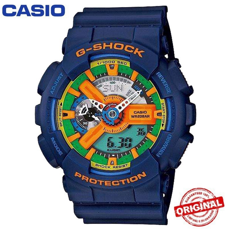 100% Original Casio gshock GA-110 นาฬิกาผู้ชาย 12 สีนาฬิกาแบรนด์