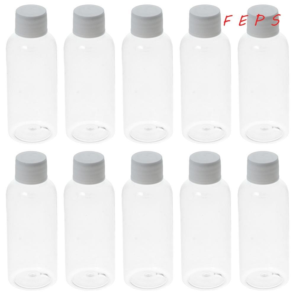 Feps 10 ชิ้น Ginger Shot ขวดเกรดอาหารสําหรับของเหลวพร้อมหมวก Wellness Juice Shot ขวดรีฟิล