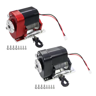 1/10 อลูมิเนียมจําลอง 8274 แนวตั้ง Winch 50lbs ความจุโหลดสําหรับ RC Crawler AXIAL SCX10 TRX4 RC4WD อัพเกรด Part