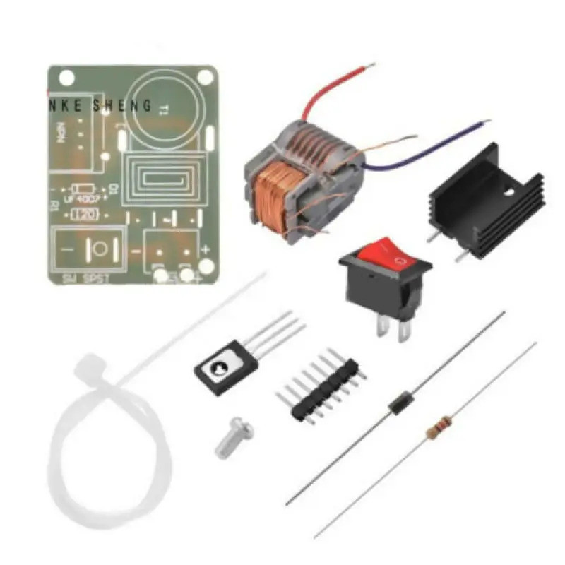 ความถี่ DC แรงดันไฟฟ้า Arc Generator Pulse Inverter Booster 18650DIY ชุด U-Shaped Iron Core Transfor