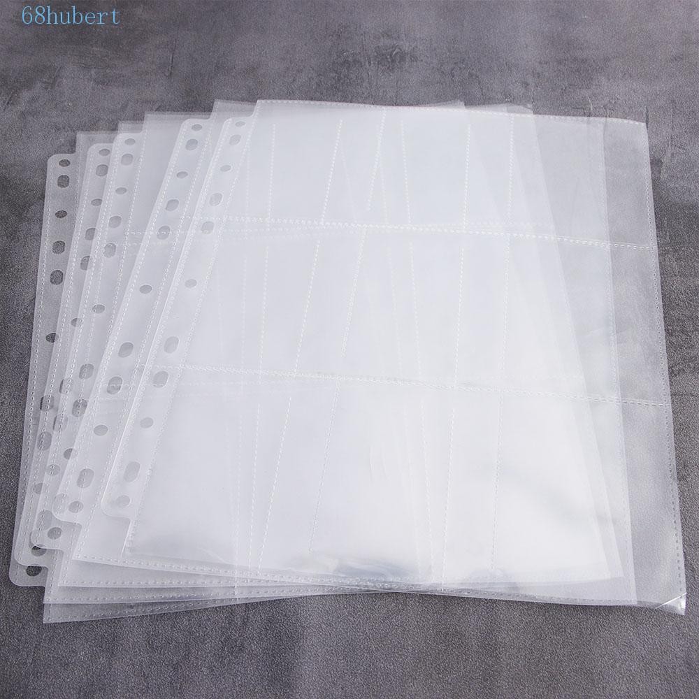 HUBERT Card Storage Wallets Collection โปร่งใส 90 กระเป๋า Heavy-duty สําหรับ Home Card Stock Gaming 