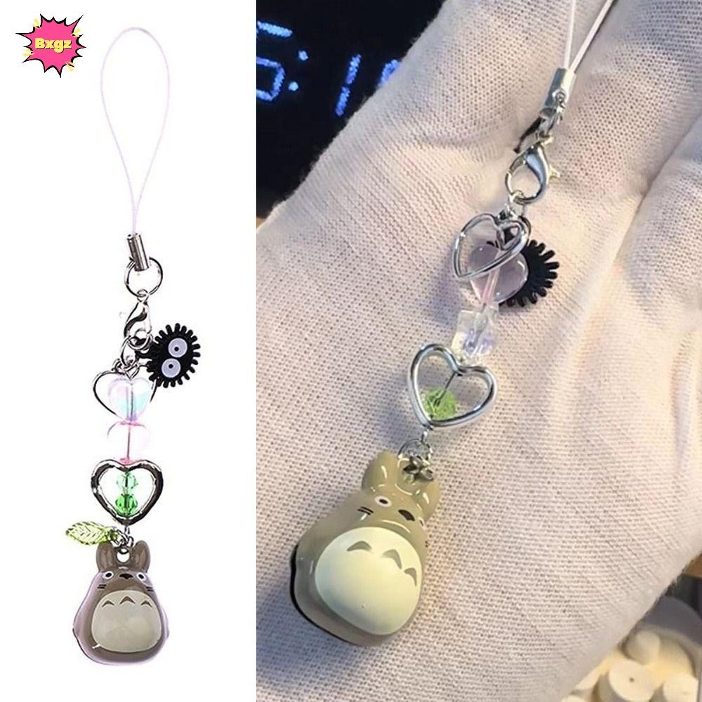 พวงกุญแจ PVC Totoro แบบคล้องคอ น่ารักสำหรับแฟนอนิเมะ