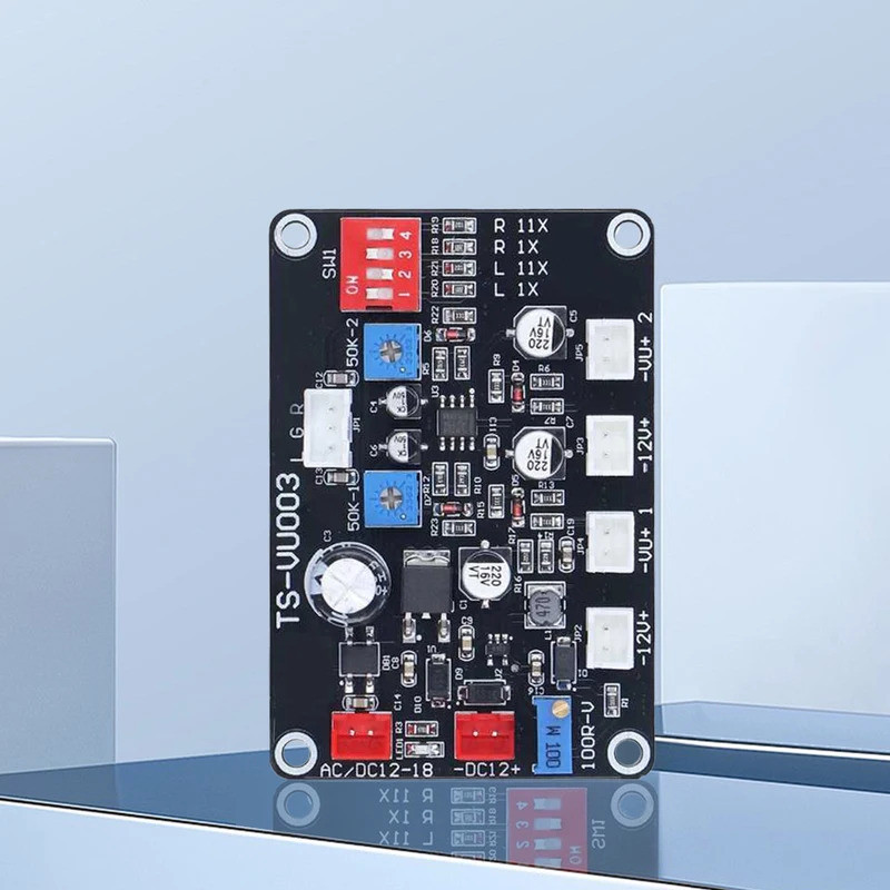 TS VU003 VU Meter Driver Board Backlight ปรับ VU Meter Driver แผง AC DC 12 V-18 V เครื่องขยายเสียง V