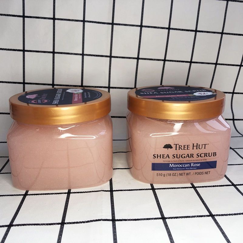 Haitao TREE HUT TREE HUT Body Scrub ขัดผิวไก่ Rose Mango 510g Haitao TREE HUT Body Scrub ขัดผิวไก่ R