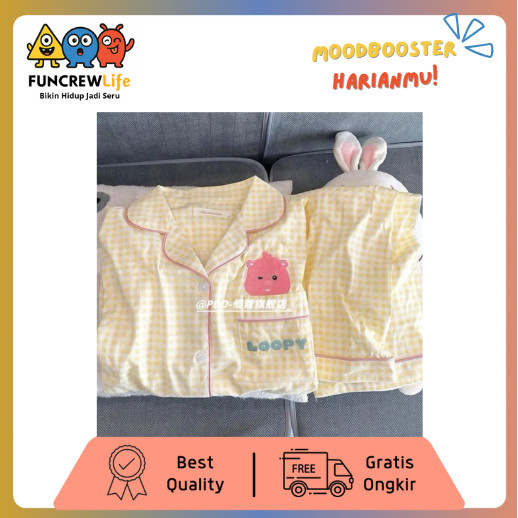 [FUNCRELife] Shinchan Sanrio Toy Story Character ชุดนอนสตรีชุดน่ารักการ์ตูนชุดนอนชุดนอนสําหรับผู้หญิ