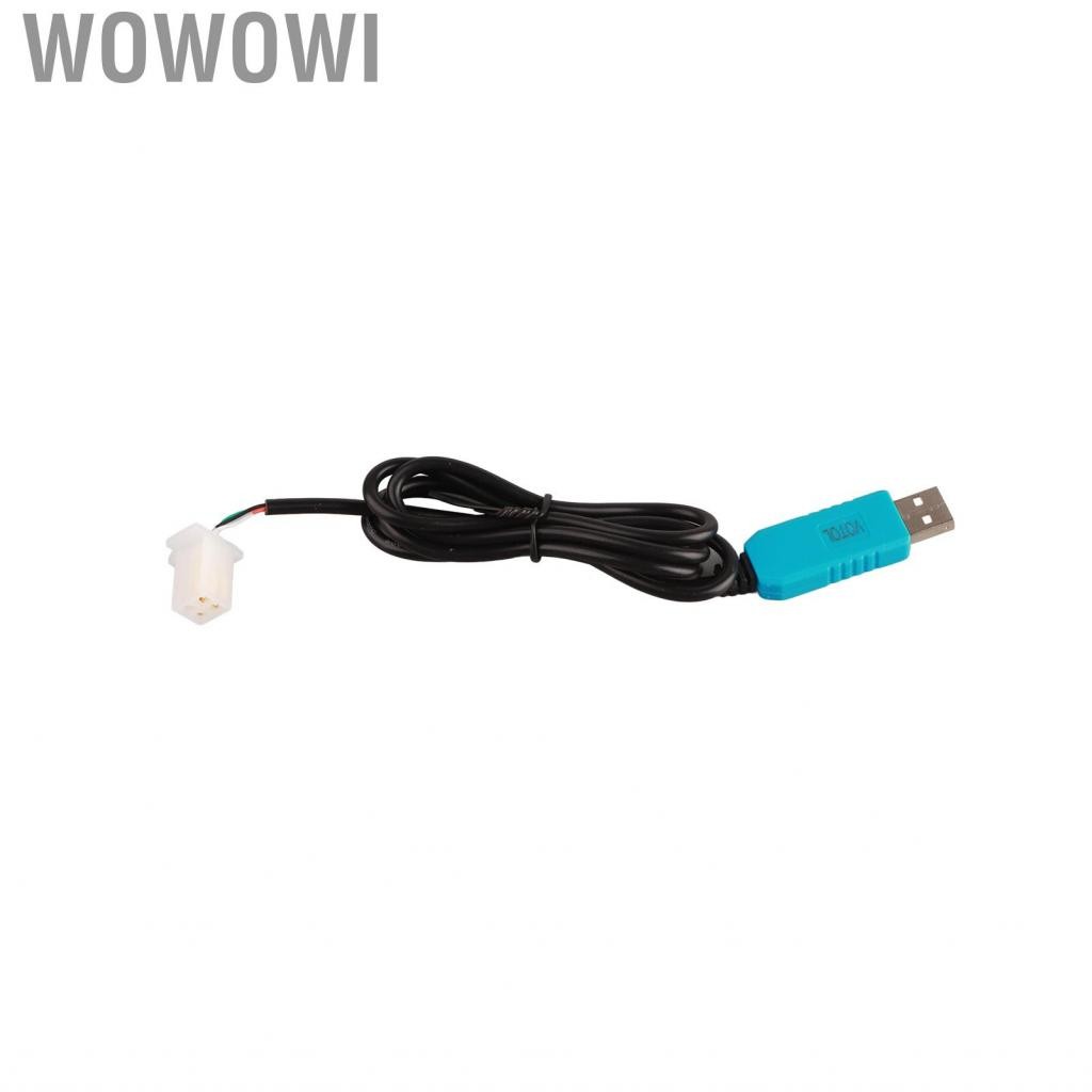 wowowi-th keenso rs323 สายเคเบิลคอนโทรลเลอร์ไฟฟ้าสายเคเบิลที่ไวต่อ USB ถึง TTL พอดีสำหรับชิ้นส่วนรถย