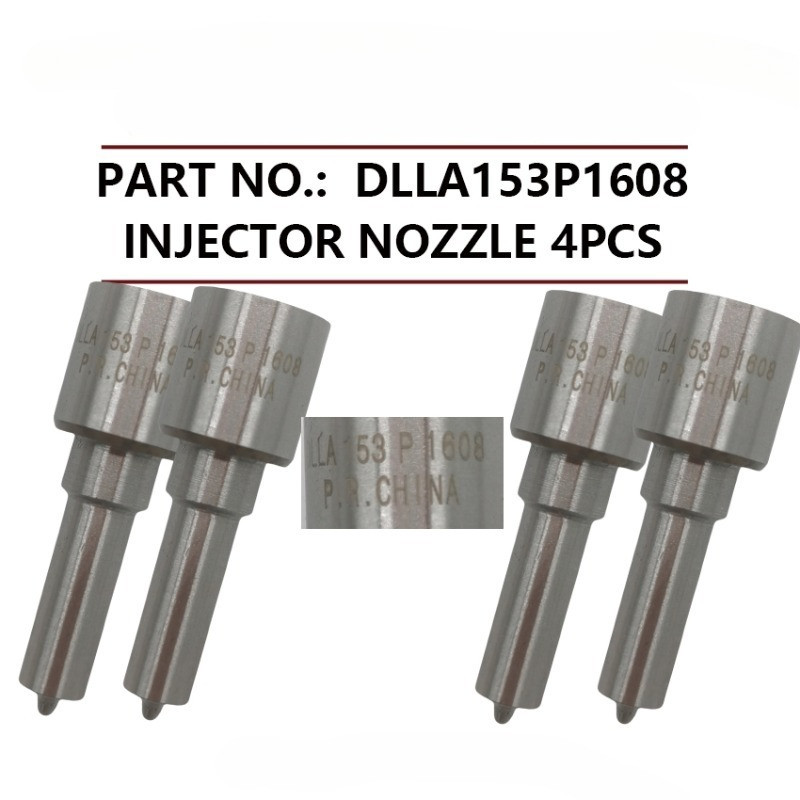 LT 4pcs หัวฉีดน้ํามันเชื้อเพลิงหัวฉีด DLLA153P1608 สําหรับ Hyundai Starex Kia Sorento 2.5d 33800-4A5