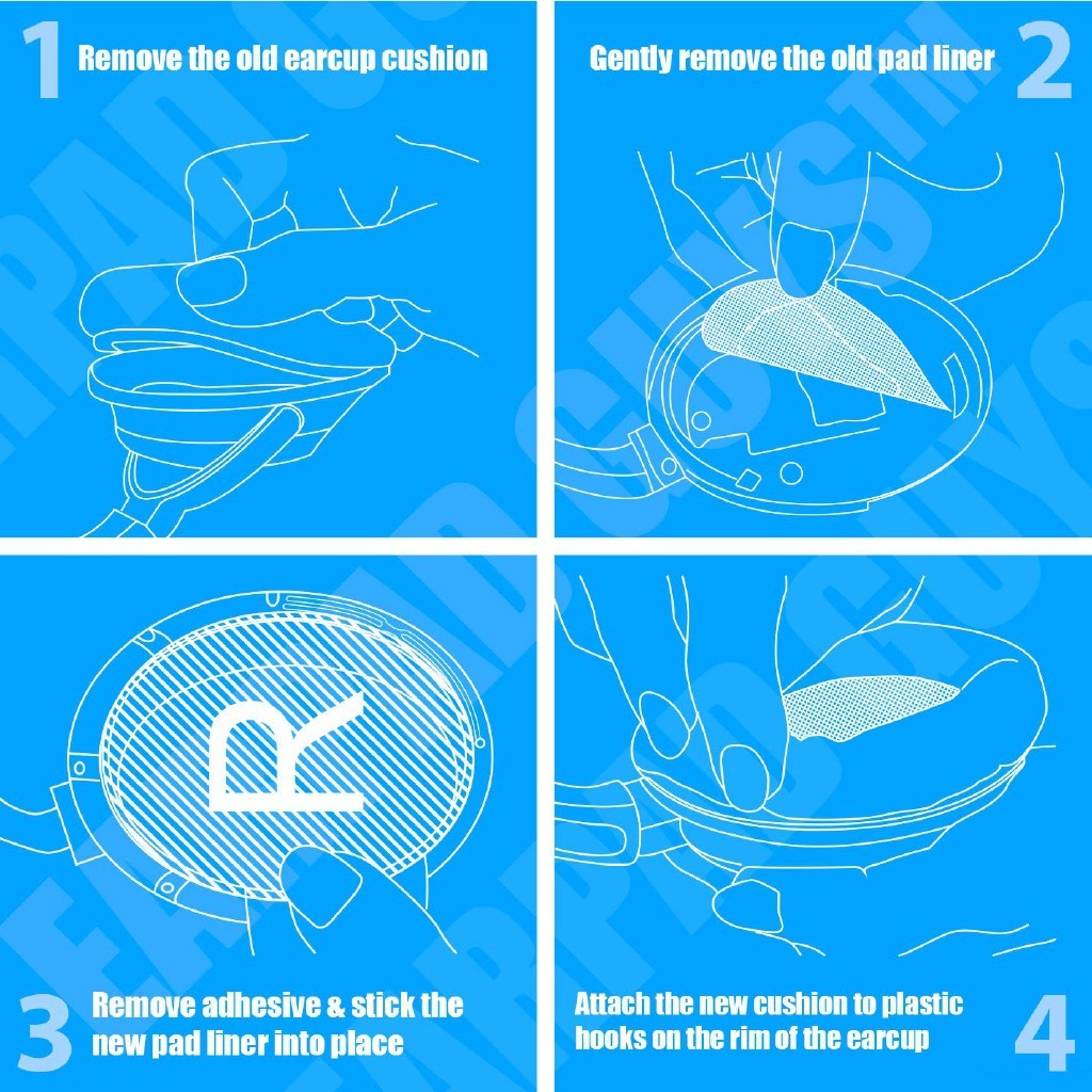 แผ่นรองหูฟังทดแทนสําหรับ Bose QuietComfort 35 (QC35) & Quiet Comfort 35 II (QC35 ii) หูฟัง แผ่นรองหูฟังพร้อมหนัง Softer โฟมแยกเสียงรบกวน เพิ่มความหนา - รูปที่ 7