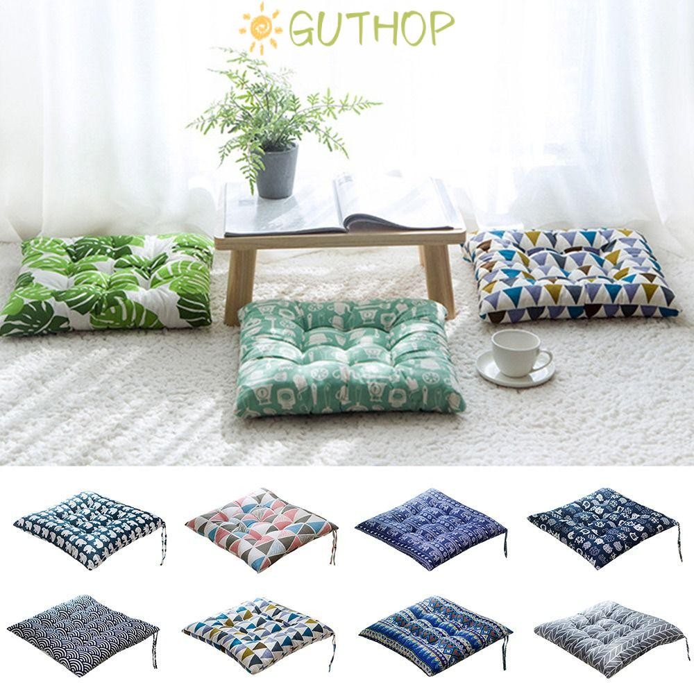 GUTHOP เบาะพื้นอุ่น,บรรเทาอาการปวดเบาะรองนั่งนุ่ม,ท่านั่งอยู่ประจําสแควร์ระบายอากาศสบายเก้าอี้แผ่นป้องกันโฮมออฟฟิศรถ