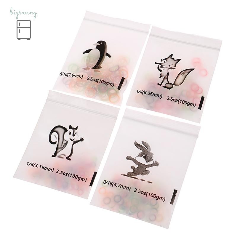 [bigrunng] 100 ชิ้นสีทันตกรรมวงยืดหยุ่นทันตกรรมจัดฟันยางรัด SG