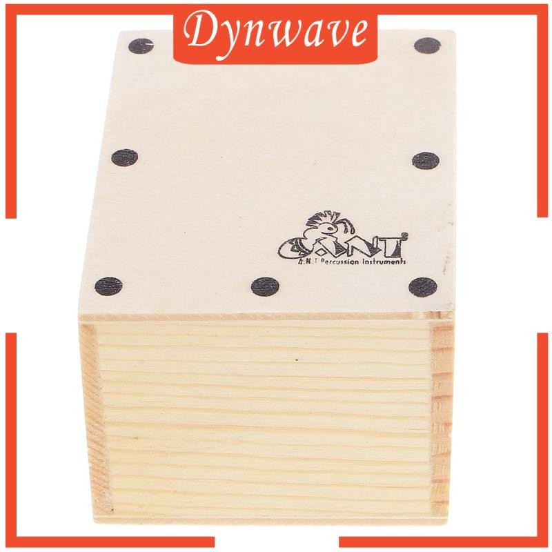 [Dynwave] Wood Small Hand Shaker Mini Cajon Band อะไหล่รองรับ 6.5 x 5.2 x 4.3 ซม.