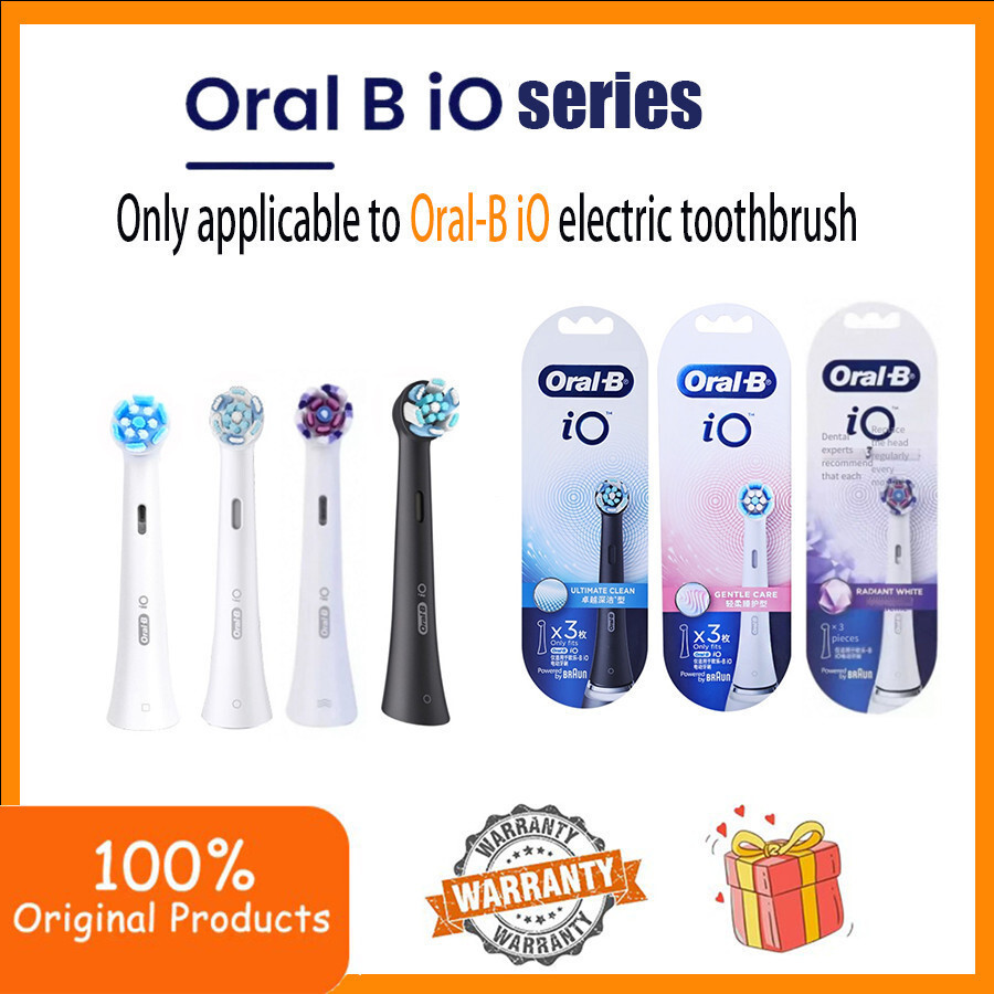 หัวแปรงทดแทน Oral B iO series เข้ากันได้กับ io3/io5/io7/io8/io9 หัวแปรงสีฟันไฟฟ้าHT99 J7B2