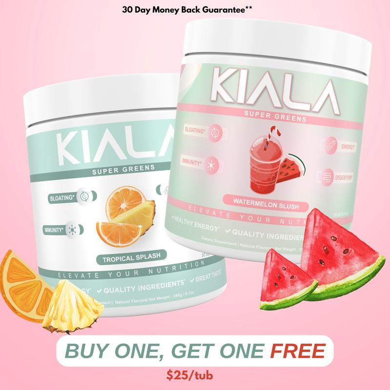 Kiala Greens รสชาติขายดี Bundle (2-Pack)