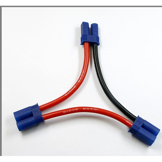EC5 Series Connector 10AWG 2-ชาย 1-หญิง Serial การเชื่อมต่อสาย 1 ชิ้น RC แบตเตอรี่ Lipo Connector