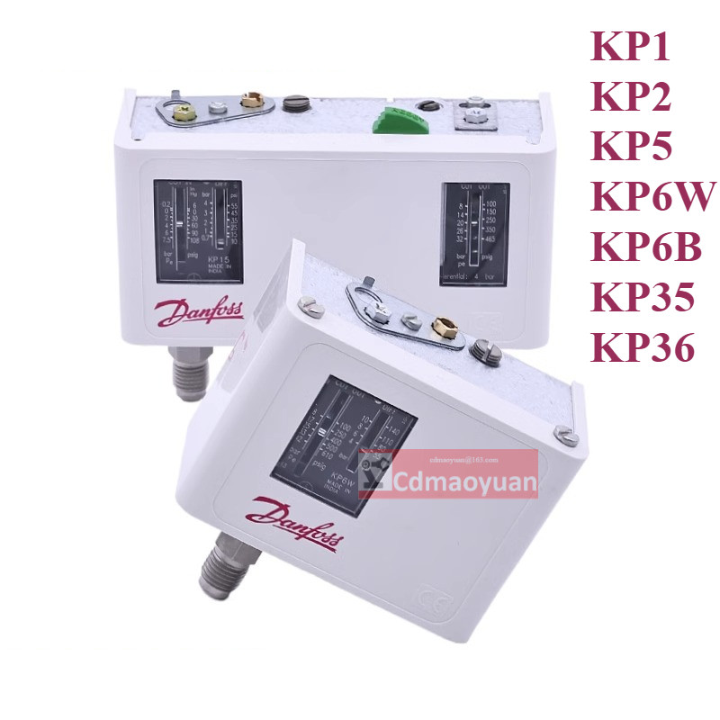 Danfoss ตัวควบคุมแรงดันต่ําสูง KP1-060-1101-1103-1120-1171 KP5-060-1173 KP6W KP35 สวิตช์ความดันคู่เด