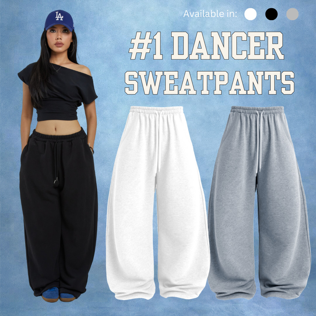 SHEWEARSGAR X VARERAL RIEVERA Ysabelle กางเกงวอร์มขนาดใหญ่ | กางเกงทรงหลวม | กางเกงขายาวผู้หญิง | กา