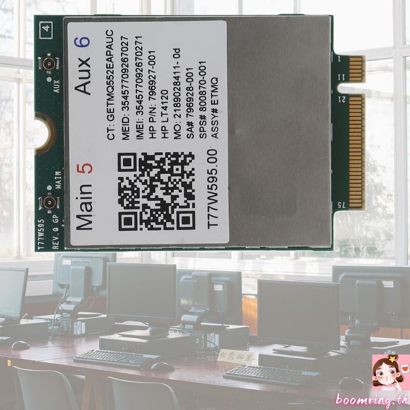 Boom Mini สําหรับ M 2 Lte 4G WAN การ์ด T77W595 สําหรับ hp-EliteBook 745 G3 820 840 850