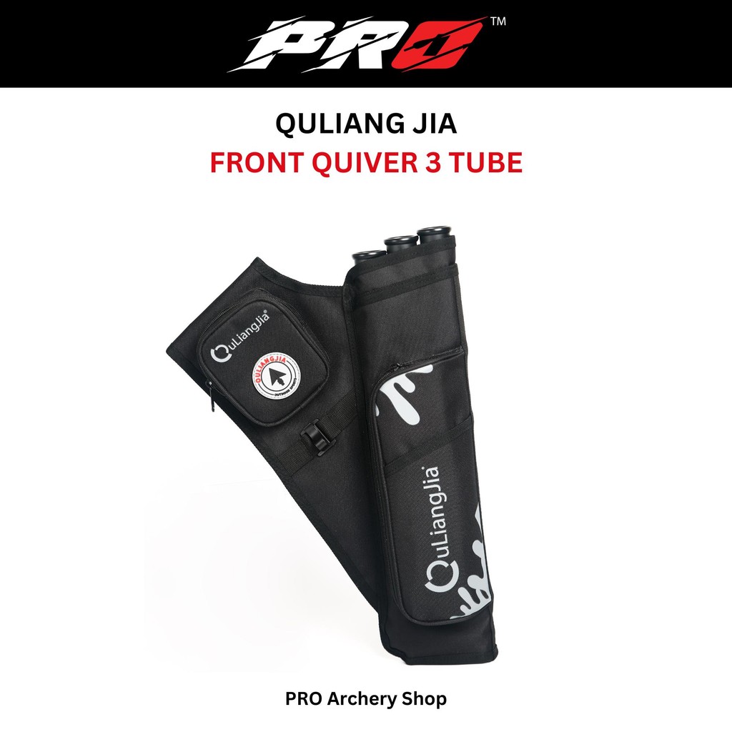 QULIANGJIA QUIVER BOW ARCHERY | ด้านหน้า QUIVER 3 หลอด | QUIVER สําหรับ CHILDREN, ผู้ใหญ่, BEGINERS 