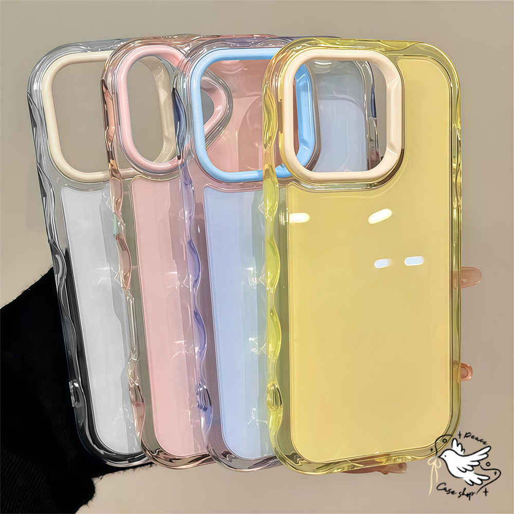 COD-ในไทย💥ส่งจากไทย เคสสำหรับไอโฟน13 For iPhone 16 15 14 13 12 11 17 Pro Max 14 15 16 Plus เคสโทรศัพท์ Insสี Soft Case