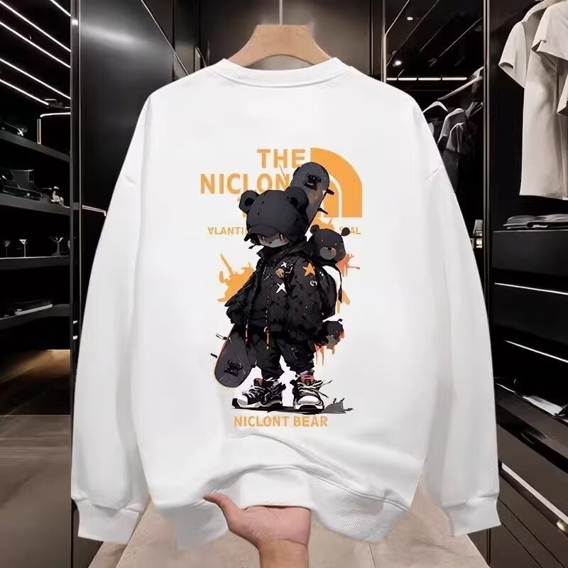 2025 COD Youth Trendy Brand Heavy Pullover Sweatshirt Men's Autumn Winter Loose Round Neck Men's Pri