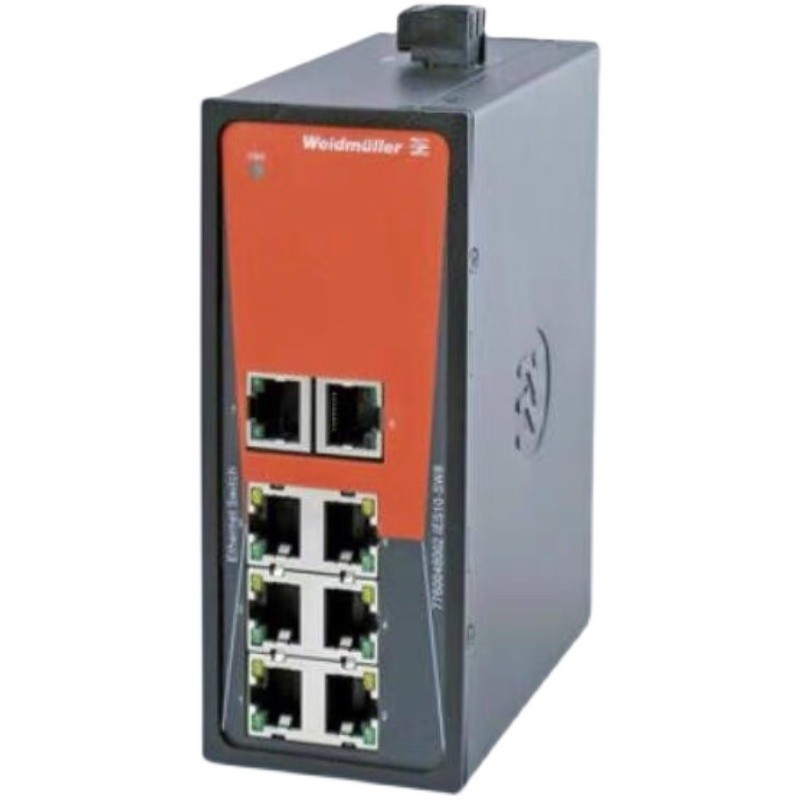 พร้อมสต็อกสวิตช์อีเธอร์เน็ตอุตสาหกรรม Weide Miller ดั้งเดิมใหม่เอี่ยม IES101-SW8  7760048308