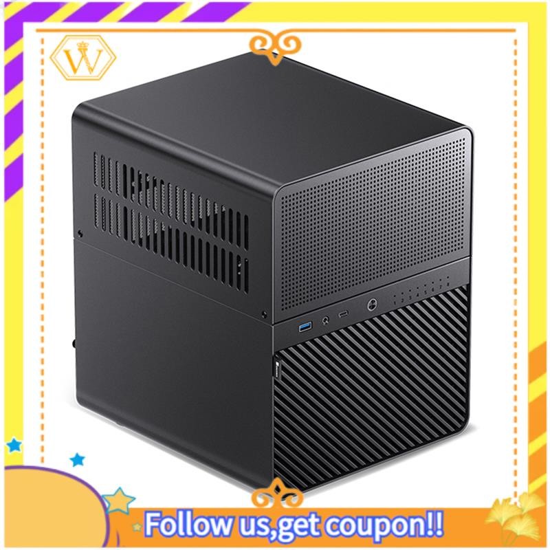 N3 NAS Mini ITX เคสอลูมิเนียมแชสซี 8 ช่องฮาร์ดดิสก์, คูลเลอร์ CPU 130 มม., ช่องเสียบการ์ดกราฟิก 250 