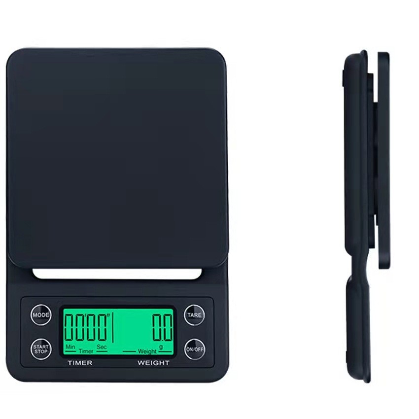อิตาเลี่ยน Hand-Brewed Coffee Scale 0.1G Multifunctional Timing Coffee Scale Kitchen Scale Bar Count