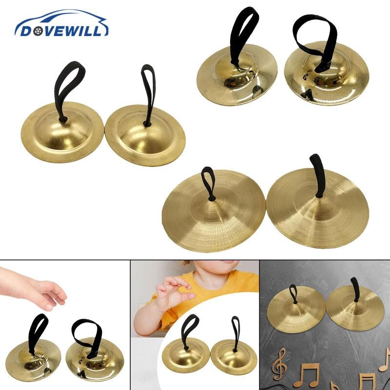 [Dovewill] Finger Cymbals Hand Cymbals, Cymbals Crash สําหรับเด็ก, Kids Handheld Cymbals Presentatio