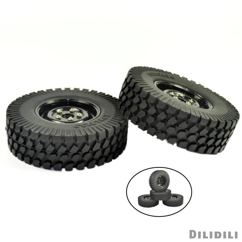 [Dilidili] ยาง 4x Tyres สําหรับ 1/10 Scale CC01 D90 RC Crawler Off Road Hobby