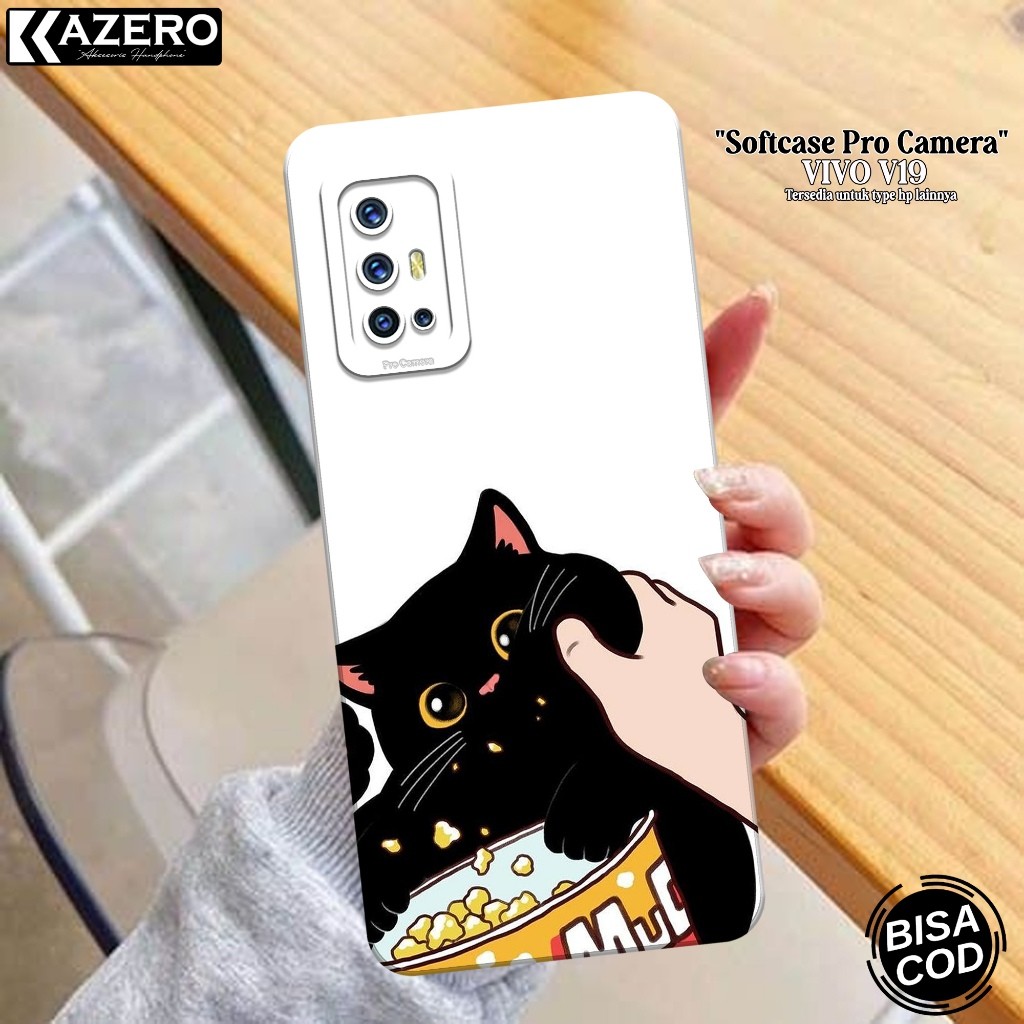 เคส HP ล่าสุด VIVO V19 - เคสแมวแฟชั่น - VIVO V19 Softcase - กล้อง Pro - เคส VIVO V19 - เคส VIVO V19 