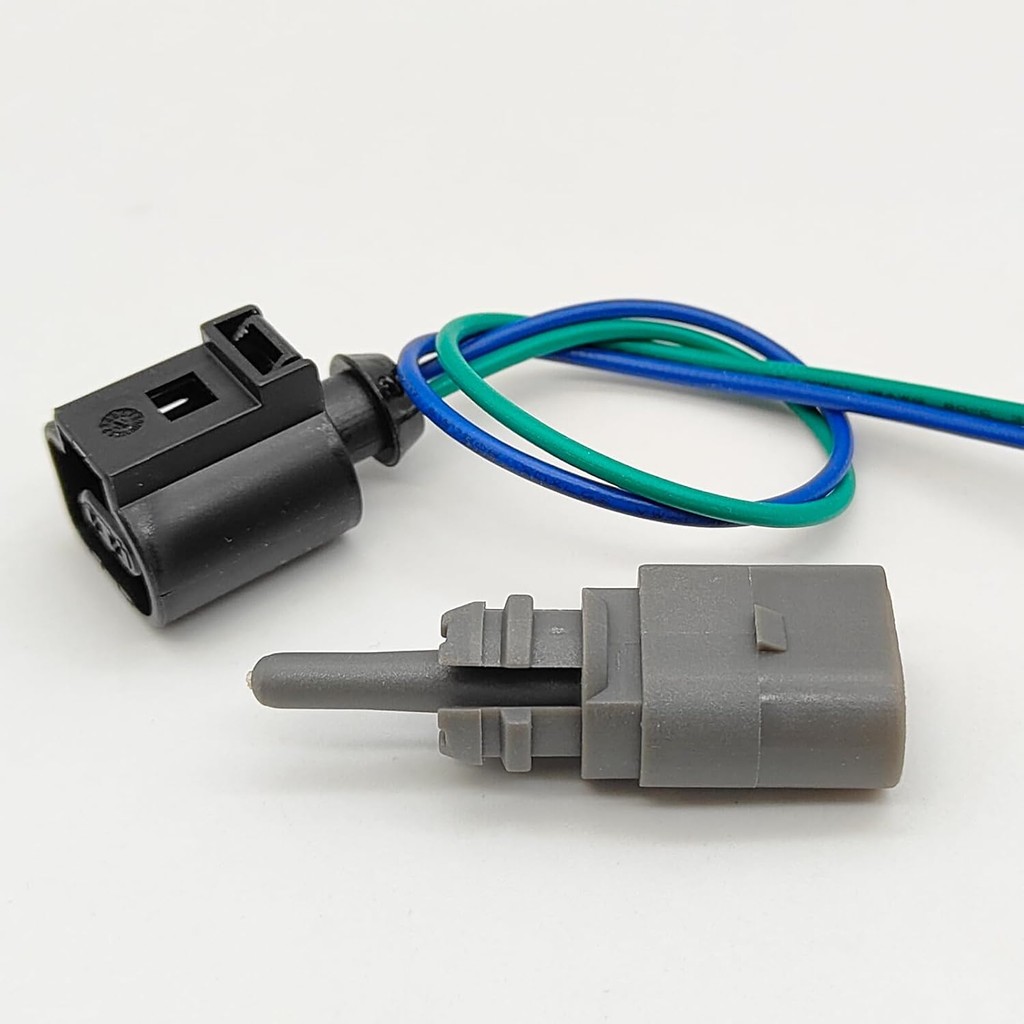 8Z0820535เซ็นเซอร์อุณหภูมิอากาศโดยรอบ + ขั้วต่อเข้ากันได้กับ Audi A3 A4 A5 A6 Q5 TT CC Jetta Passat