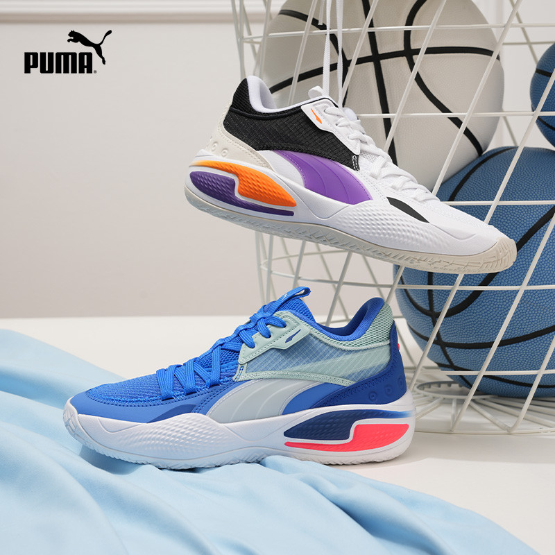 PUMA PUMA รองเท้าบาสเก็ตบอลผู้ชายผู้หญิงอย่างเป็นทางการ RJ Barrett COURT RIDER I195634