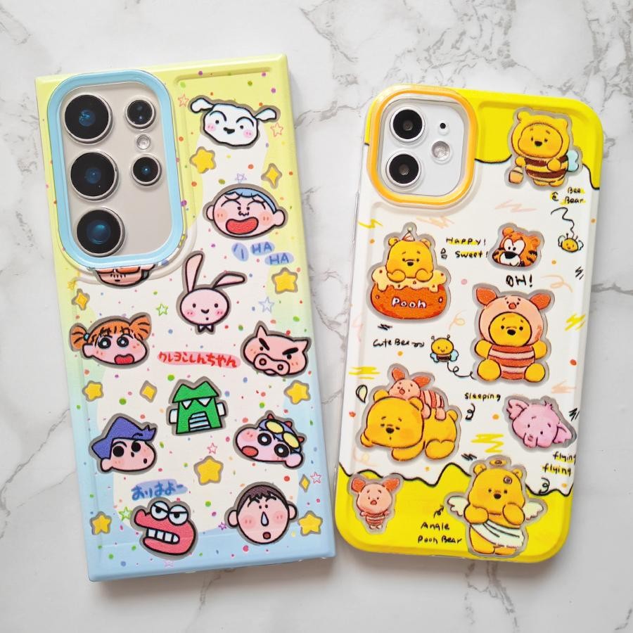 สําหรับ XIAOMI 15T 14T 13T 12T 11 lite POCO C71 C75 C65 M3 M4 PRO F7 Ultra F3 F5 F6 PRO X4 X3 GT X5 X6 X7 PRO NFC 5G Causing น่ารักการ์ตูนหมีกรณี