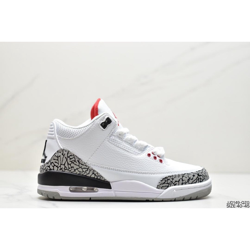 รองเท้าผ้าใบ Jordan Air 3 Retro SE สีแดงเปลวไฟ ผ้ายีนส์ ไซส์ S
