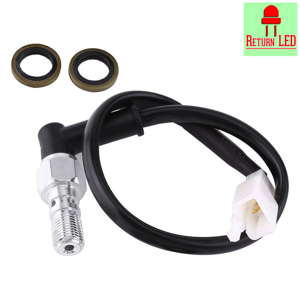 ReturnLED  สวิตช์แรงดัน เกรดเทียบแท้ (เกลียวหยาบ 1.25 ) สายสวิทแรงดันไฟเบรค สวิทช์แรงดันสวิทช์ไฟเบรค - รูปที่ 4