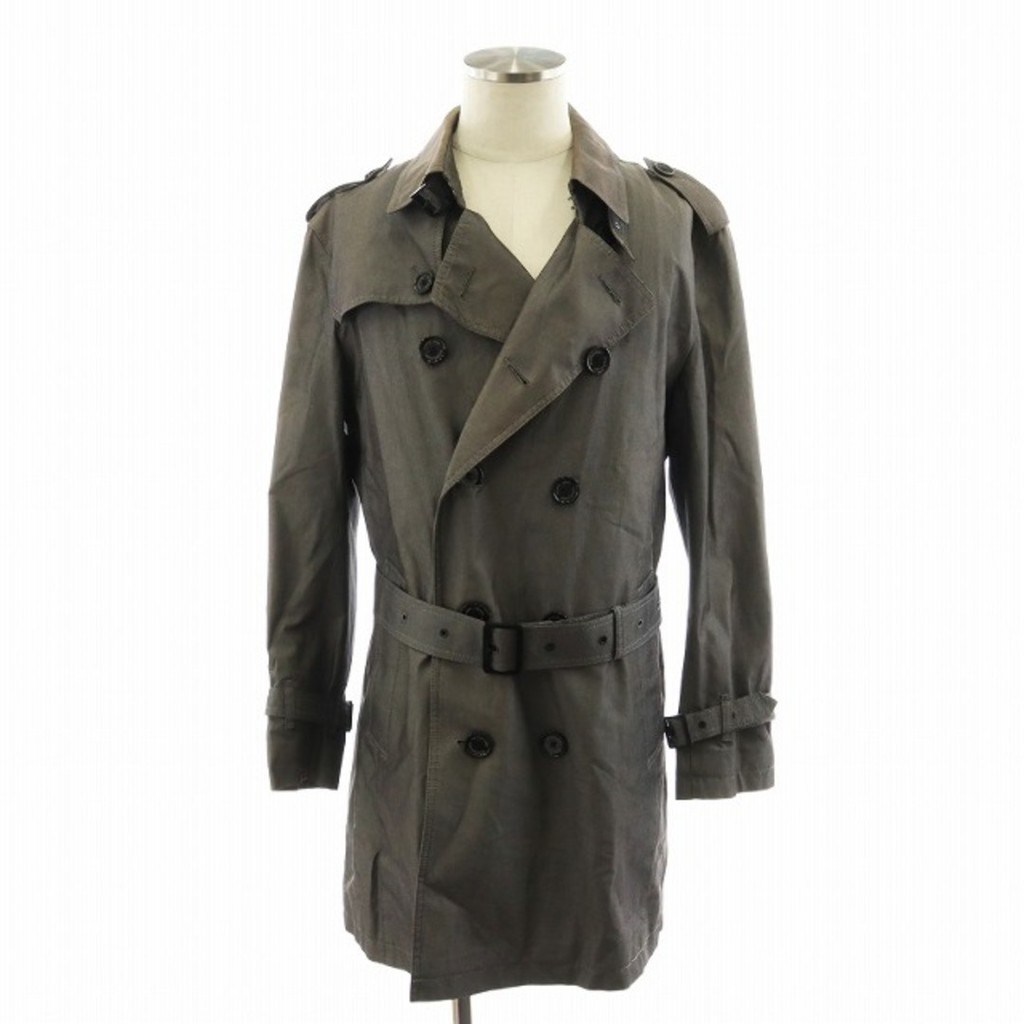 Black Label Crestbridge Trench Coat gray Direct from Japan Secondhand