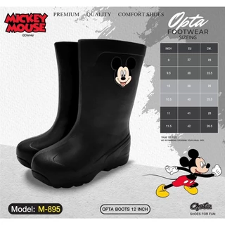 รองเท้าบู๊ทกันน้ำ GTR M-895 **สูง 12 นิ้ว OPTA บู๊ทยาว Mickey Mouse นุ่มน้ำหนักเบา ใส่สบาย ลิขสิทธิ์แท้
