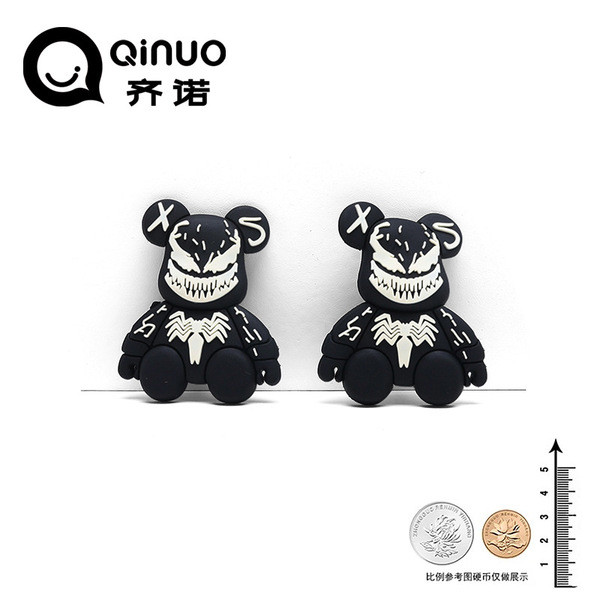 jibbitz jibbitz crocs อุปกรณ์เสริมรองเท้าหัวเข็มขัด Venom ลายครอกเตอร์ DIY สำหรับตกแต่งรองเท้า