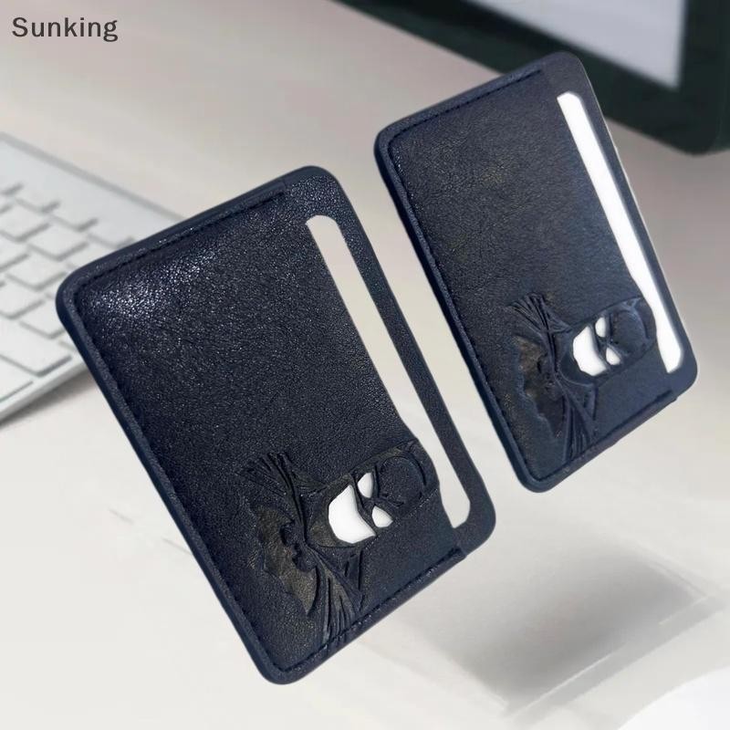 Sunking Bat ID Wallet Slim Leather Card Holder Case Wallet With Hero Mask Creative Anniversary Birth