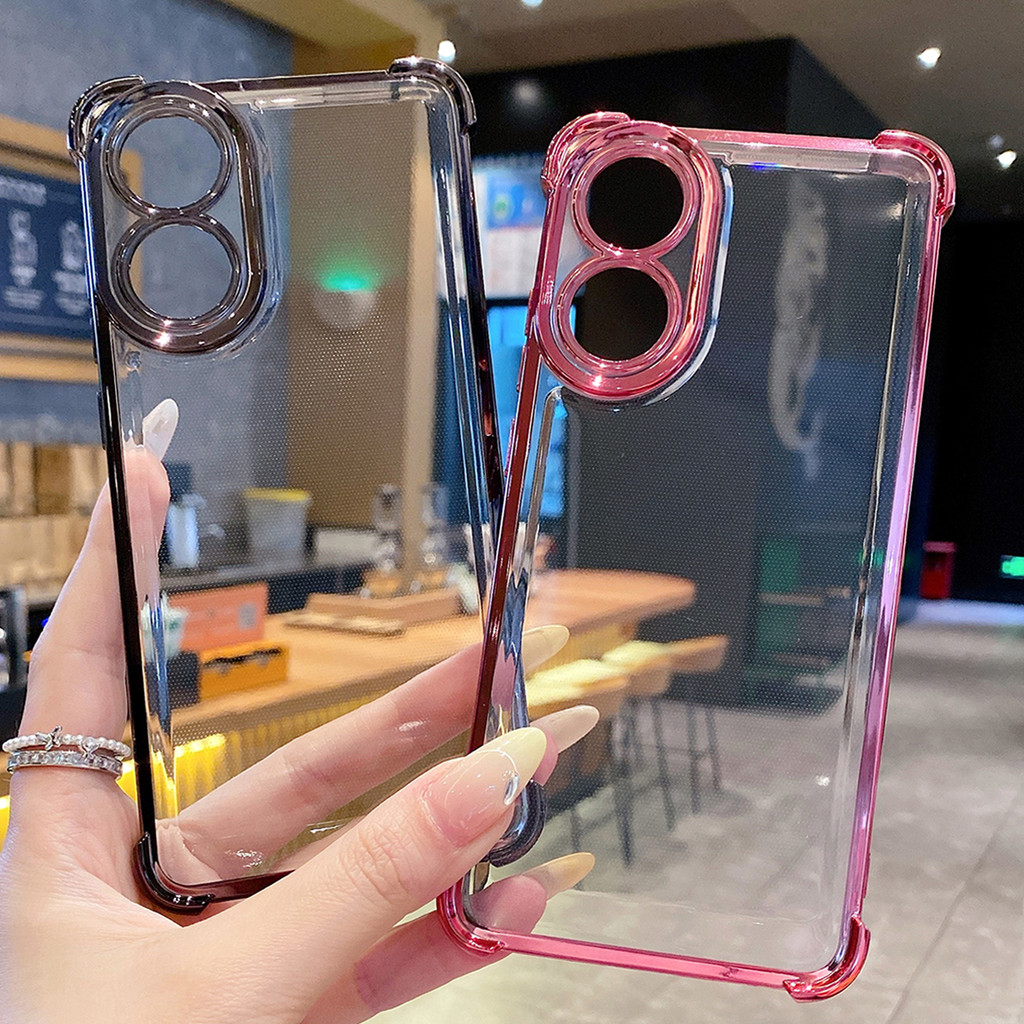 เข้ากันได้กับ VIVO Y28 Y29 Y17S Y27 T1X Y21S Y33S Y12S Y18 Y38 0 เคสชุบใสฝาครอบป้องกันการตก Diandu