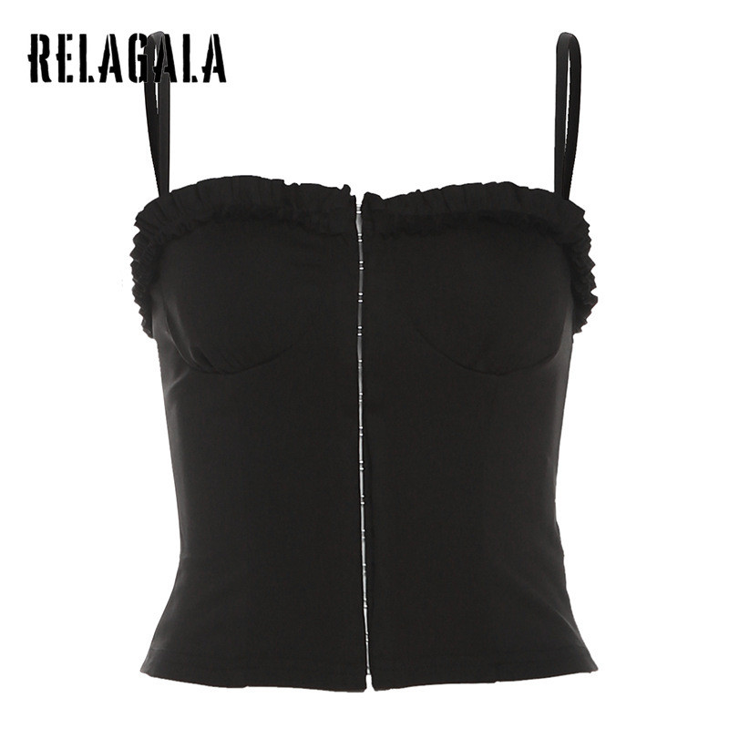 RELAGALA เสื้อชั้นในสตรี ปี 2025 สีทึบแฟชั่น สำหรับสวมใส่บนถนน