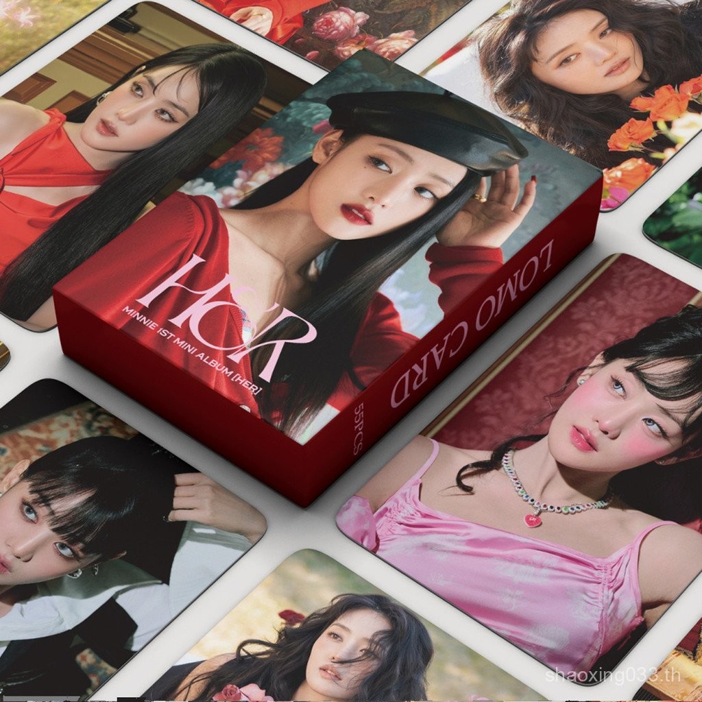 55 GIDLE Photocards Minnie Minnie Photocards Girl Baby สินค้าคอลเลกชันการ์ด LOMO การ์ด ZIQH